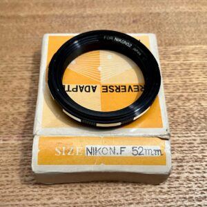 Generic Nikon F to 52mm Reversing Ring