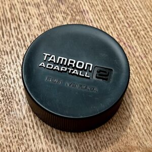 Tamron Adaptall 2 Minolta SR rear lens cap