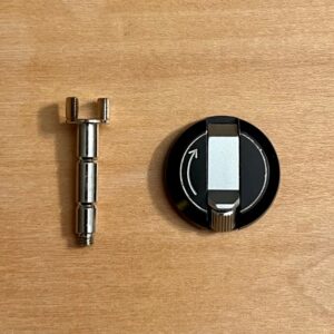 Pentax ME, ME Super, K1000 film rewind lever & shaft