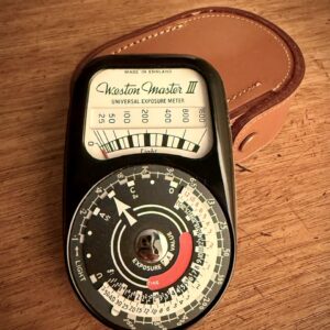 Weston Master III Light Meter + Leather Case