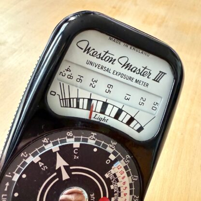 Weston Master III Light Meter + Leather Case - Image 2