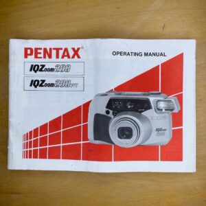 Pentax IQZoom 200 Manual