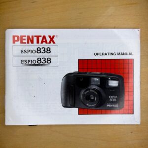 Pentax Espio 838 Manual