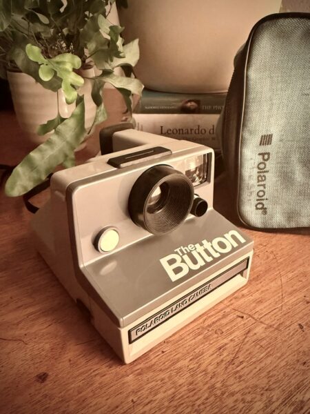Polaroid SX-70 ‘The Button’ Land Camera